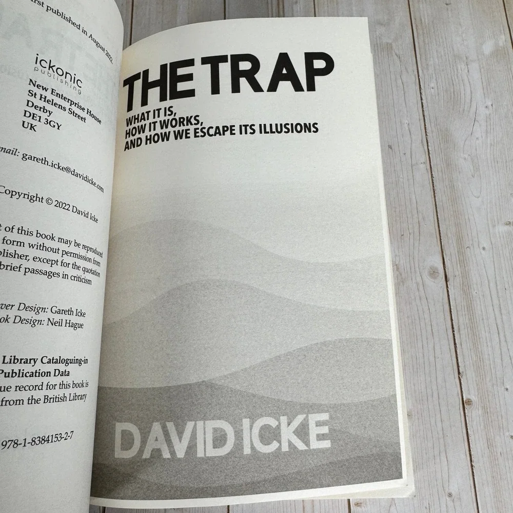 The Trap David Icke 2022 First Edition Conspiracy Theory Illusion Ickonic